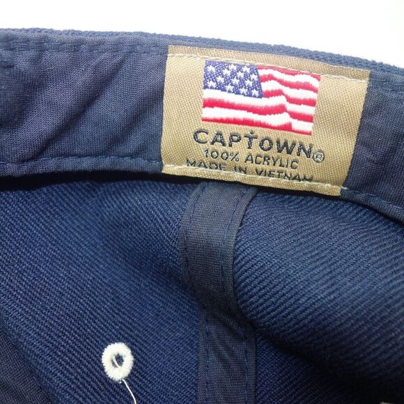 CapTown Blue Gold United States Army Retired Hat Cap Veterans OSFA Adjustable - Picture 6 of 7
